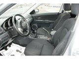 2007 Mazda MAZDA3 s Touring Hatchback Black Interior