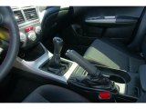 2009 Subaru Impreza WRX Premium Sedan 5 Speed Manual Transmission