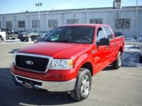 2008 Bright Red Ford F150 XLT SuperCrew 4x4 #47584303