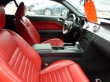 2005 Ford Mustang GT Premium Convertible Red Leather Interior