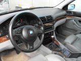 2002 BMW 5 Series 540i Sedan Grey Interior