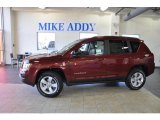 2011 Deep Cherry Red Crystal Pearl Jeep Compass 2.4 Limited 4x4 #47584322