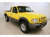 2007 Screaming Yellow Ford Ranger FX4 SuperCab 4x4 #47584667