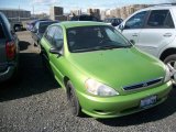 2002 Forest Green Kia Rio Cinco Hatchback #47584153