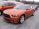 2011 Toxic Orange Pearl Dodge Charger R/T Road & Track #47584683