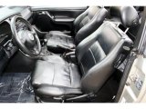 2001 Volkswagen Cabrio GLX Black Interior