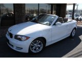 2008 Alpine White BMW 1 Series 128i Convertible #47635641