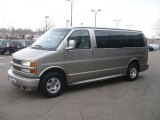 2002 Chevrolet Express 1500 LT Passenger Van Front 3/4 View