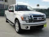 2011 White Platinum Metallic Tri-Coat Ford F150 Lariat SuperCrew #47635860