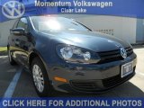 2011 Blue Graphite Metallic Volkswagen Golf 2 Door #47636455