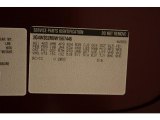 1998 Buick Century Custom Info Tag