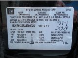 2003 Chevrolet Tahoe LS 4x4 Info Tag