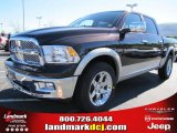 2011 Rugged Brown Pearl Dodge Ram 1500 Laramie Crew Cab #47635746