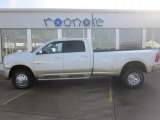 2011 Bright White Dodge Ram 3500 HD Laramie Longhorn Crew Cab 4x4 Dually #47635772