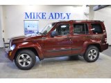 2008 Red Rock Crystal Pearl Jeep Liberty Sport #47705040