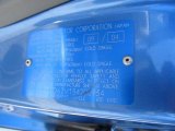 2005 Suzuki Grand Vitara LX 4WD Info Tag