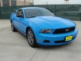 2010 Grabber Blue Ford Mustang V6 Premium Coupe #47705042