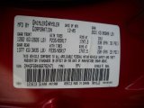 2006 Pacifica Color Code for Inferno Red Crystal Pearl - Color Code: PRH