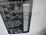 2011 Quest Color Code for Pearl White - Color Code: QAB