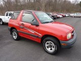 1999 Wildfire Red Chevrolet Tracker Soft Top 4x4 #47704947