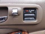 2001 Acura MDX Touring Controls