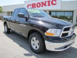 2011 Brilliant Black Crystal Pearl Dodge Ram 1500 SLT Quad Cab #47704997