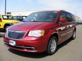 2011 Deep Cherry Red Crystal Pearl Chrysler Town & Country Touring #47705426