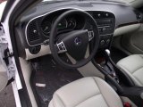 2010 Saab 9-3 2.0T Sport Sedan Parchment Interior