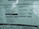 2010 Saab 9-3 2.0T Sport Sedan Window Sticker