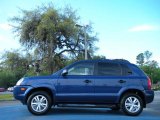 Nautical Blue Hyundai Tucson in 2009