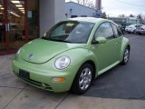 2002 Cyber Green Metallic Volkswagen New Beetle GLS Coupe #4777822