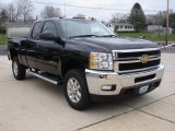 2011 Chevrolet Silverado 2500HD LTZ Extended Cab 4x4 Front 3/4 View