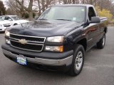 2007 Dark Blue Metallic Chevrolet Silverado 1500 Classic Work Truck Regular Cab 4x4 #47767123