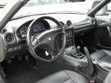 2000 Mazda MX-5 Miata LS Roadster Black Interior