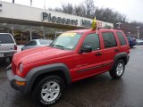 2003 Flame Red Jeep Liberty Sport 4x4 #47767364