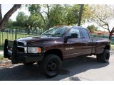 2004 Deep Molten Red Metallic Dodge Ram 3500 SLT Quad Cab 4x4 Dually #47767194