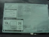 2011 Toyota Tacoma SR5 PreRunner Double Cab Window Sticker