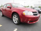 2010 Dodge Avenger Inferno Red Crystal Pearl
