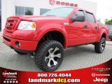 2008 Bright Red Ford F150 FX4 SuperCrew 4x4 #47831288