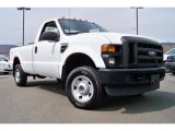 2008 Ford F250 Super Duty XL Regular Cab 4x4 Front 3/4 View