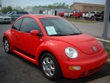 2002 Red Uni Volkswagen New Beetle GLX 1.8T Coupe #47867092