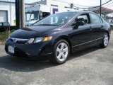 2008 Nighthawk Black Pearl Honda Civic EX Sedan #47866797