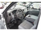 2011 Ford F250 Super Duty XL Regular Cab Steel Gray Interior