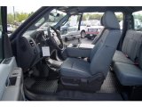 2011 Ford F250 Super Duty XL SuperCab 4x4 Steel Gray Interior