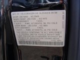 2009 Volkswagen Touareg 2 VR6 Info Tag