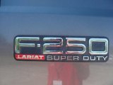 2004 Ford F250 Super Duty Lariat Crew Cab 4x4 Marks and Logos