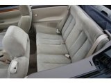 2002 Toyota Solara SE Convertible Ivory Interior