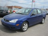 2005 French Blue Metallic Ford Focus ZX4 SES Sedan #47906499
