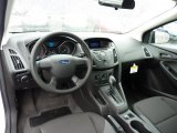 2012 Ford Focus S Sedan Charcoal Black Interior