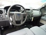 2011 Ford F150 STX SuperCab 4x4 Steel Gray Interior